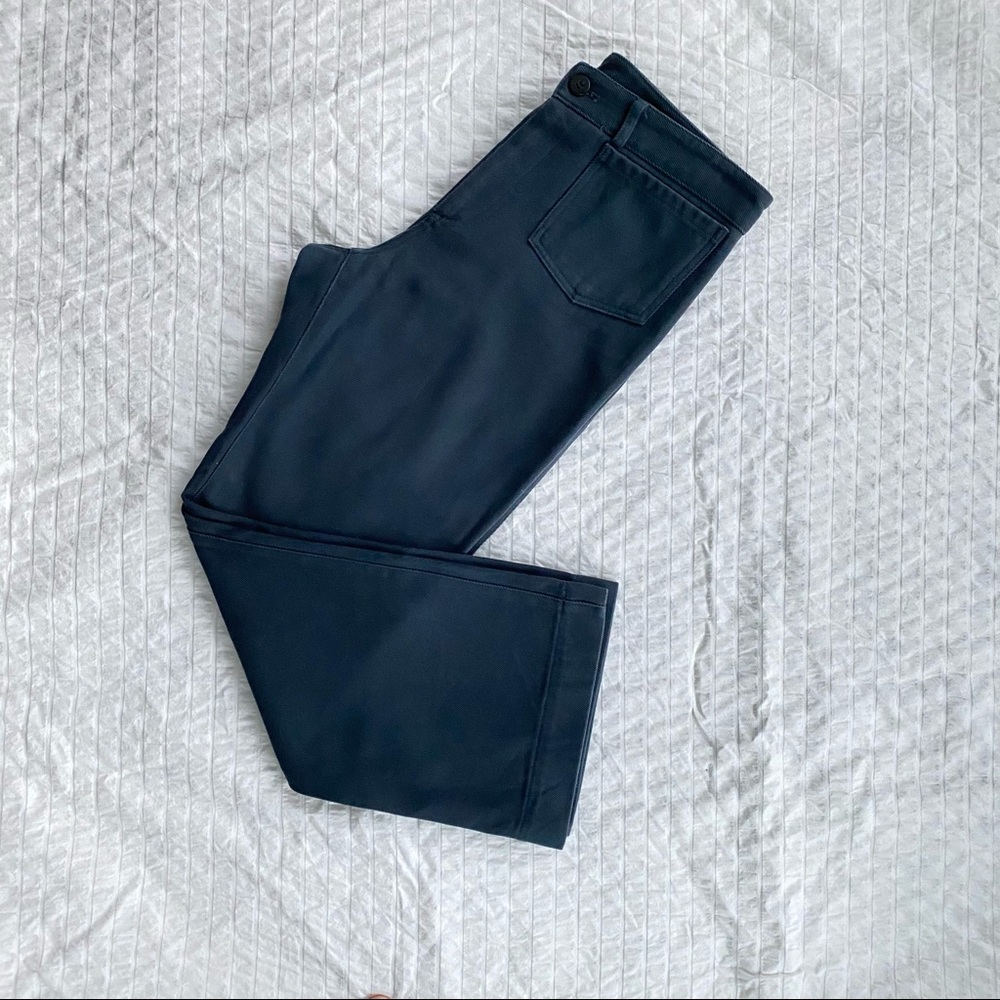 Steven Alan Dark Blue Kick Flare High Waisted Pants Size 6